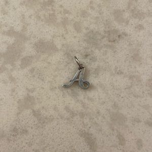 james avery letter A charm